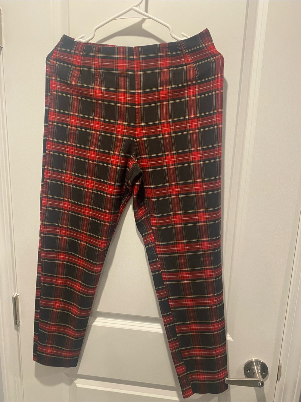 Time and Tru Red and Black Plaid Mini Skirt